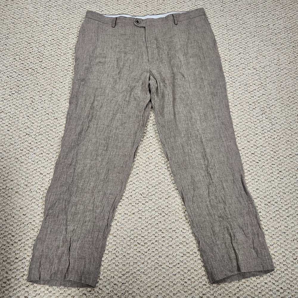 Joseph Abbound LeoMaster Capritex Linen Made In Italy Slacks Dress Pant 40 Men's